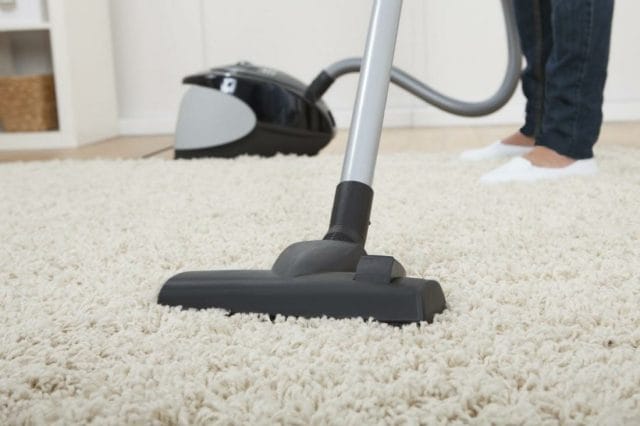 Vacuuming Floor