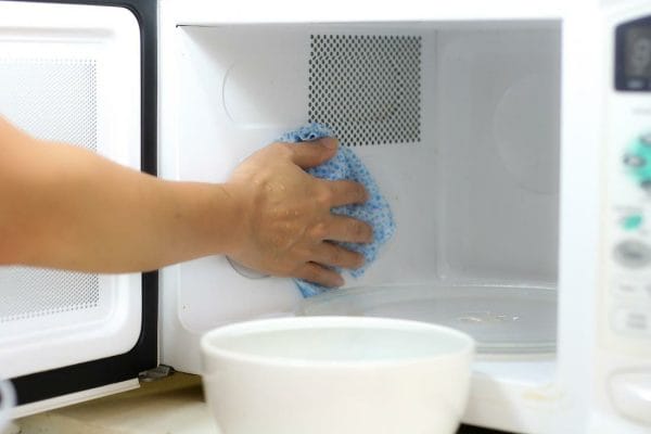 Cleaning the Microwave